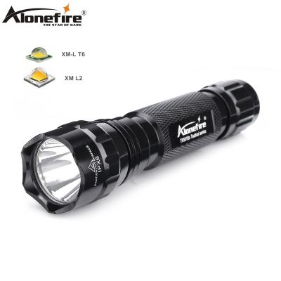 China Outdoor Alonefire 501B XML T6 L2 LED Flashlight High Power Torch Light 18650 Battery 1/3/5Mode Hunting Tactical Working Camping for sale