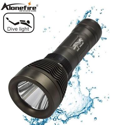 China Alonefire Q2 XML T6 High Power Dive Flashlight Travel Rise Fishing Underwater Outdoor Sports Camping Dive Flashlight Waterproof Light for sale