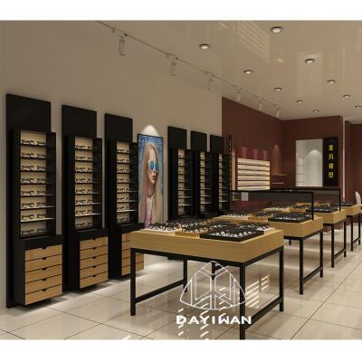 China Store optical fast fashion modern sunglasses shop display showcase, display sunglasses shop for sale