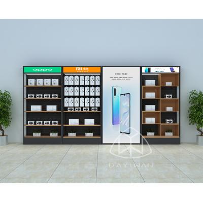 China Newest Furniture Customized Mobile Accessories Fitting Counter Design For Cell Phone Shop Interior Design for sale