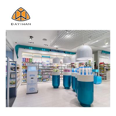 China Durable Drug Display Cabinet/Shopping Malls/Specialty Stores Pharmacy Display Cabinet/Showrooms New Design Display Cabinet for sale