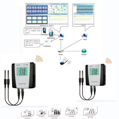 중국 2.4G 찬 창고에 넣기를 위한 무선 무선 데이터 로거 네트워크 데이터 로거 판매용