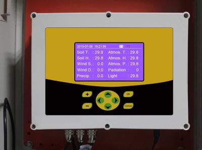 China Exactitud de la exhibición del LCD alta de la estación meteorológica del sistema de vigilancia automático del tiempo en venta