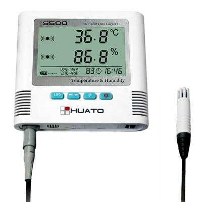 China LED Screen Temperature Humidity Data Logger , Smart Temperature Humidity Recorder for sale