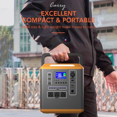 China Customized Wireless Charging Power Station Energy Storage System 300w Solar Generator Set With Completed Panel Set for sale