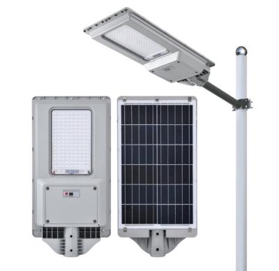 China ROAD factory sale motion sensor street light waterproof ABS Ip65 1000w outdoor all in one led solar street light for sale