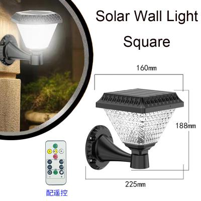 China LANDSCAPE All In One Led Column Lamp Outdoor Solar Light Gate Waterproof Single Pillar Lamp Villa Patio Ground Street Garden Lights for sale