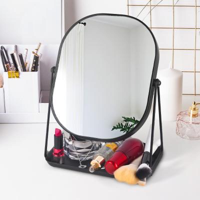 China Cosmetics Makeup Products Factory Cheap Vintage Vanity Table Magnifying Square Cosmetic Mirror Jmy001 for sale