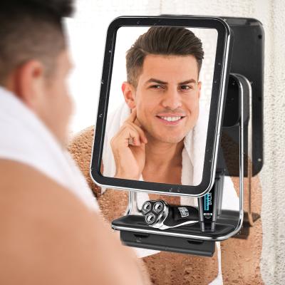 China Personalized Cosmetics Makeup Products Bathroom Fog Anti Shaving No Fog Shower Shower Wall Mirror for sale