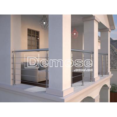 China For Indoor/Outdoor Deck/Balcony Stainless Steel Fence Designs For Front Step/Install Porch Railing for sale