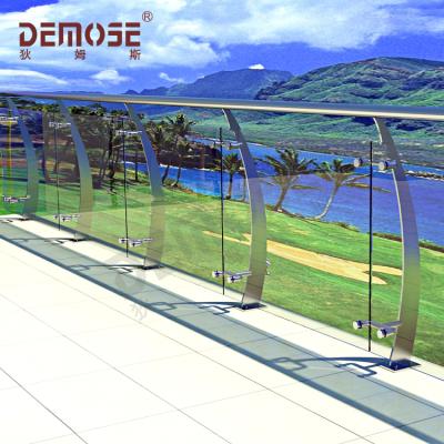 China glass balustrade glass fencing glass balustrade for outdoor balcony customized for sale