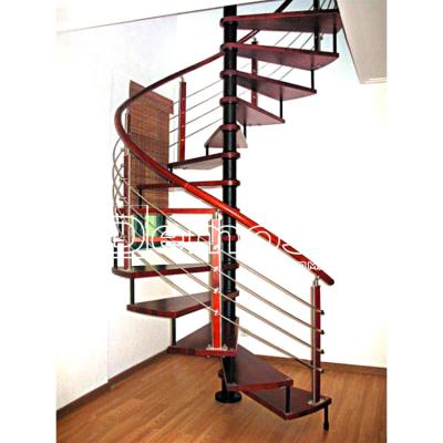 China Interior spiral store or spiral staircase/staircase design safety cost for sale