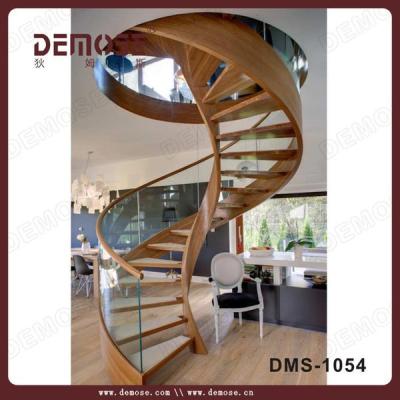 China Domestic-Indoor Use Timber Spiral Staircases / Staircase For Sale for sale