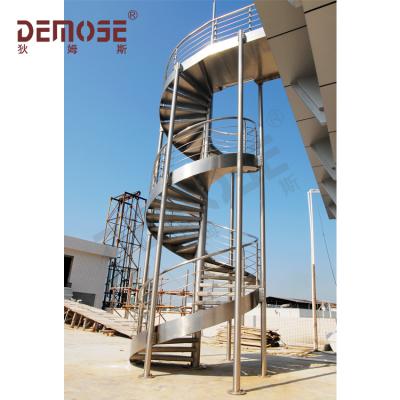 China Staircase for villa stairs /circular outdoor spiral stairs/outdoor metal spiral stairs for sale