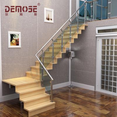 China Indoor/outdoor glass stair treads railings/whole stiarcase inside home picture for sale