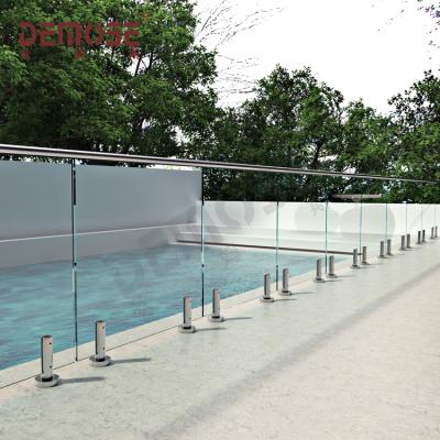 China For Swimming Pool Barrier Pin Glass Patio Fencing Tempered Glass for sale