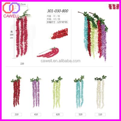 China The latest artificial wisteria flowers wedding the latest artificial decoration wisteria flowers wedding decoration for sale