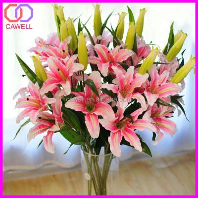 China New Design Artificial Flower Spider Lily Rose Color Spider Lily Available Artificial Flower Available Artificial White Yellow Rose Yellow Color for sale