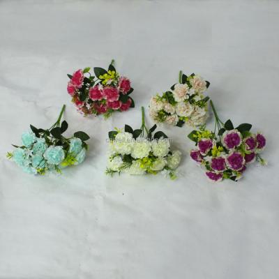 China Hot Selling artificial lilac clove flower cluster plastic arificial silk cherry blossom small flower for sale