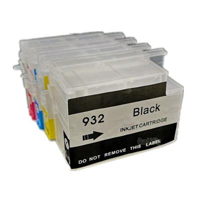 China Compatible original 932 933 ink cartridge COMPATIBLE with chip refillable ink cartridge for hp 7612 7110 711a 611a inkjet printer7510 7610 for sale