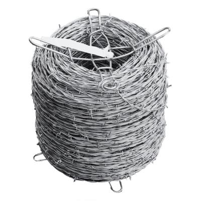 China Protection Barbed Wire Fence Price 12x14 Galvanized Barbed Wire Cheap / To Protect Barbed Wire For Fence for sale