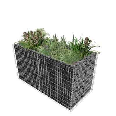 China Protection Galfan Welded Gabion Mesh Basket Box Stone Cages Gabion Retaining Wall For Garden Fence for sale