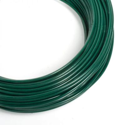 China High Tensile 16 Gauge Binding Wire PVC Coated Small Coil Wire For Making Chain Link Fence for sale