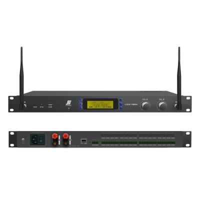 China Built-in Microphone 8 Channel Wireless Digital Mixer I/O Audio Processor Hardware With Wireless Microphone for sale