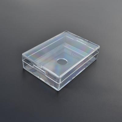 China 118*66*35mm Recyclable Disassembled Clear Plastic Storage Box for sale