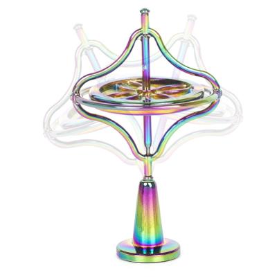 China New Metal Popularity 2021 Hot Sale Products Colorful Fingertip Toy Metal Gyroscope Toy for sale