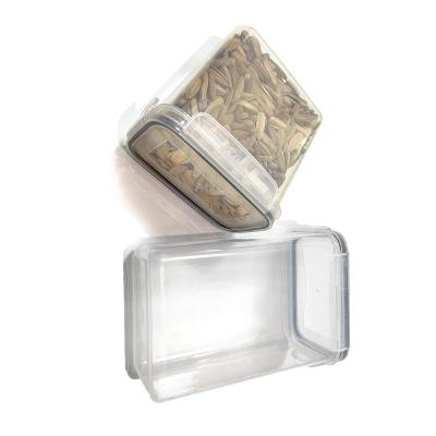 China Airtight Microwavable Home Organization Customize Dry Food Storage Box Container Box Set With Plastic Lid for sale