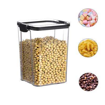 China Wholesale Viable Hot Selling Acrylic Plastic Display Storage Canister Jar Airtight Containers For Food for sale