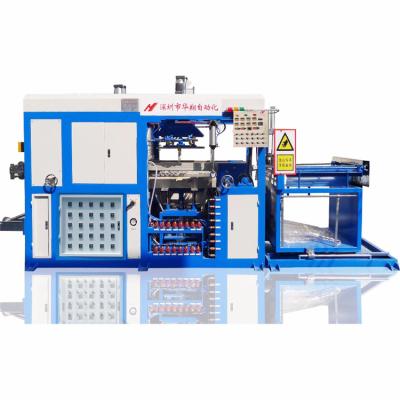 China Tray Full Automatic PLC Control High Speed ​​Vacuum Forming Machine For Food Tray for sale