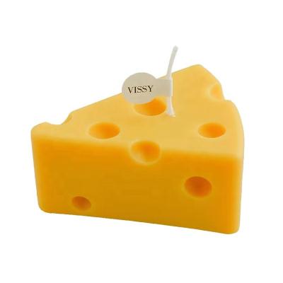 China Birthdays Cheese Candle Birthday Candle Decor Cheese Shaped Candles For Gift Thanksgiving Halloween Christmas Valentines Day And Birthday for sale