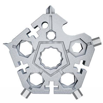 China Multifunctional Tool Screwdriver Multifunctional Screwdriver Snowflake Pocket Multitool Pocket Opener Kit Bottle Opener Upgraded Snowflake DIY Tool for sale