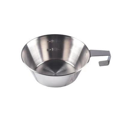 China Camping Tool Stainless Steel Bowl Cookware Picnic Bowl Camping Cookware High Quality Camping Utensils Bombs Utensils Bowls for sale