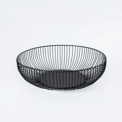 China Creative Home Storage Bowl Fruit and Vegetable Snack Use Baskets Metal Stored Organizing Fruit Basket for sale