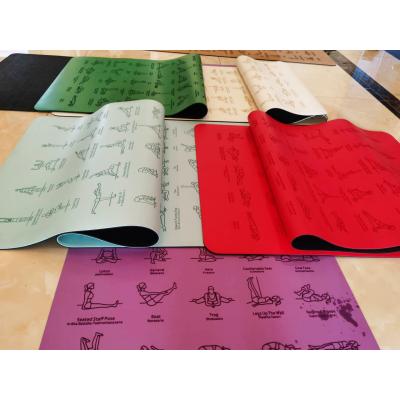 China Natural Rubber Back &Amp Unique Eco-Friendly Slim Yoga Mat Personalized for sale