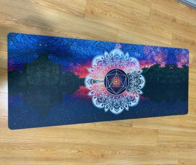 China Eco-Friendly Premium Copy Patterned Yoga Mat Extra Thick 1/4