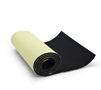 China Black  White Beige Eco-Friendly Rubber Adhesive Neoprene Sheet 1/16 for sale