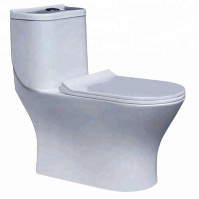 China Dual-Flow 9253Z Easy To Clean New Model Toilet Siphonic Nano-Gloss One-Piece Toilet for sale