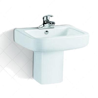 China Modern Bathroom Water Basin, Square Shape Sink, Complete Wall-hung Toilet Basin 032B for sale