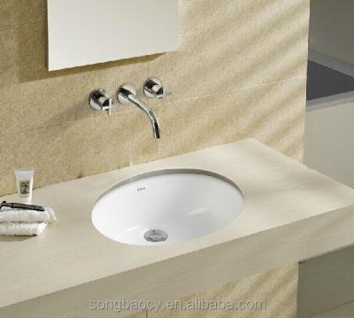 China Modern 6018 Under Counter Basin Cabinet Ceramic Sink for sale