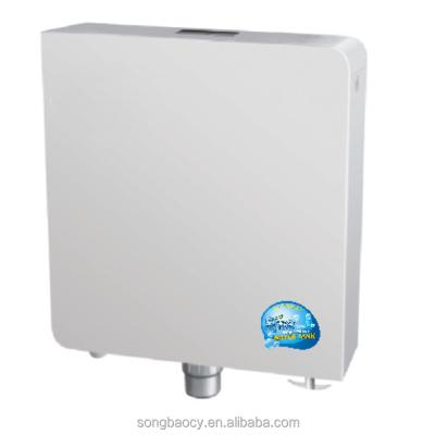 China T-049 Ultra Thin Double-Flow Design Wall Hung Plastic Squat Toilet Water Tank for sale