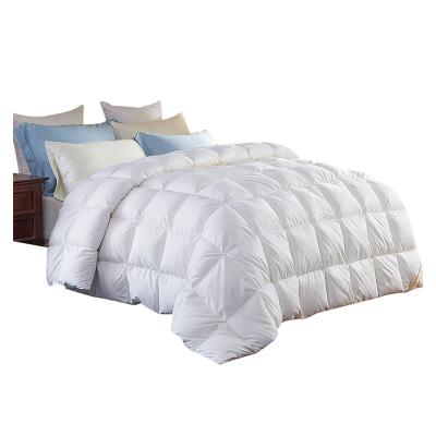 China Anti-allergy OEM factory duck feather cotton comforter bedding home down comforters goose down comforters for sale