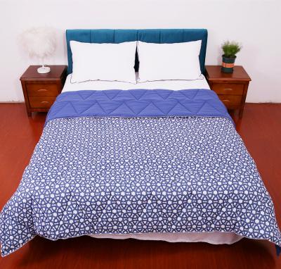 China Hypoallergenic Sustainable Premium Brushed Microfiber Down Alternate Kantha Comforter Quilted Bed Covering Comforter Set for sale