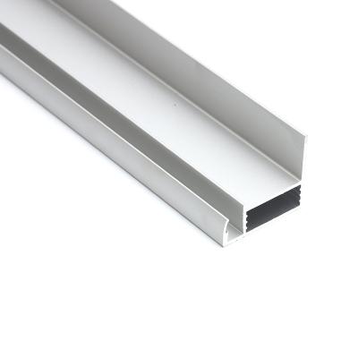 China High Temperature Resistance And Corrosion Resistance 2021 New Design Oxidized Silver White Aluminum Profile Solar Border for sale