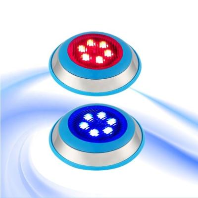 China Pool Factory Sale IP68 Stainless Steel Hardware Par56 RGB AC/DC12V Direct Wall Mounted Pool Led Light 6w for sale