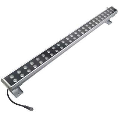 China Factory Direct Selling 72W High Lumen Outdoor Waterproof Aluminum Linear LED Strip Wall Seal Light Tempered Glass Factory Direct Sale 72W Landscape Building IP65 LED Strip Light for sale