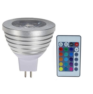 China Modern DC12V Input 3W MR16 Base RGBW LED Spotlight for sale